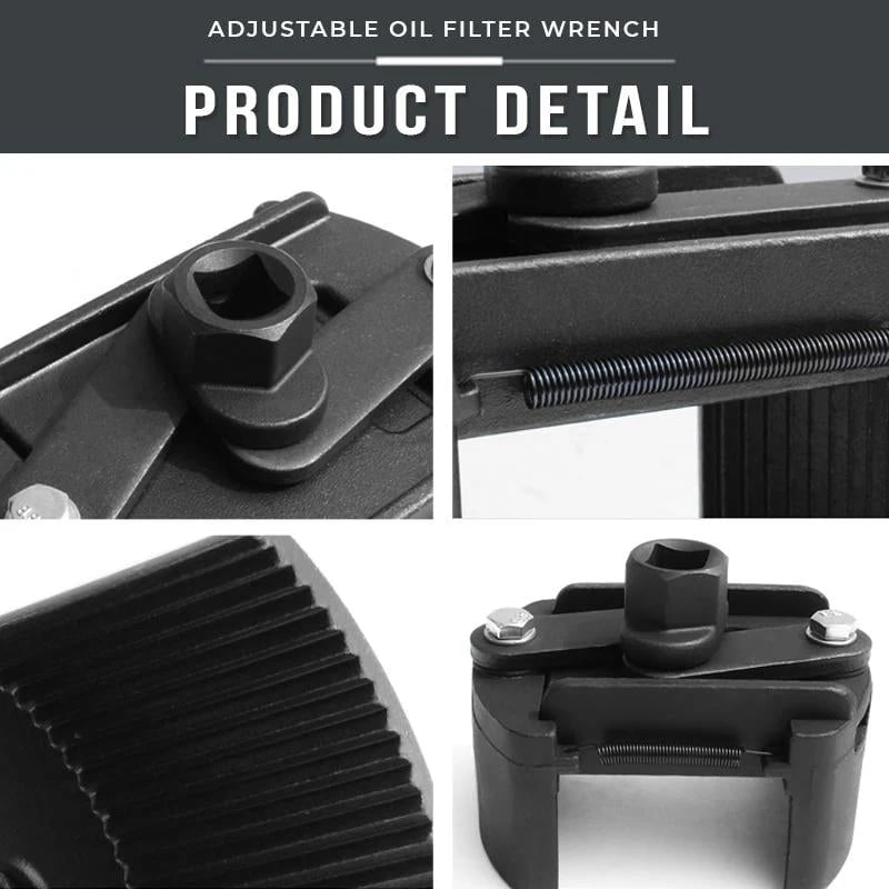 ๐ ๏ธ 50% OFF NOW! ๐ง Adjustable Oil Filter Wrench โ Greater Grip, Time-Saving & Durable Spring Design ๐