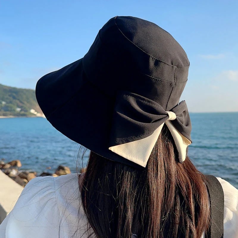 👒Gran oferta de verano☀️Sombrero de sol para mujer con lazo y ala ancha con protección solar