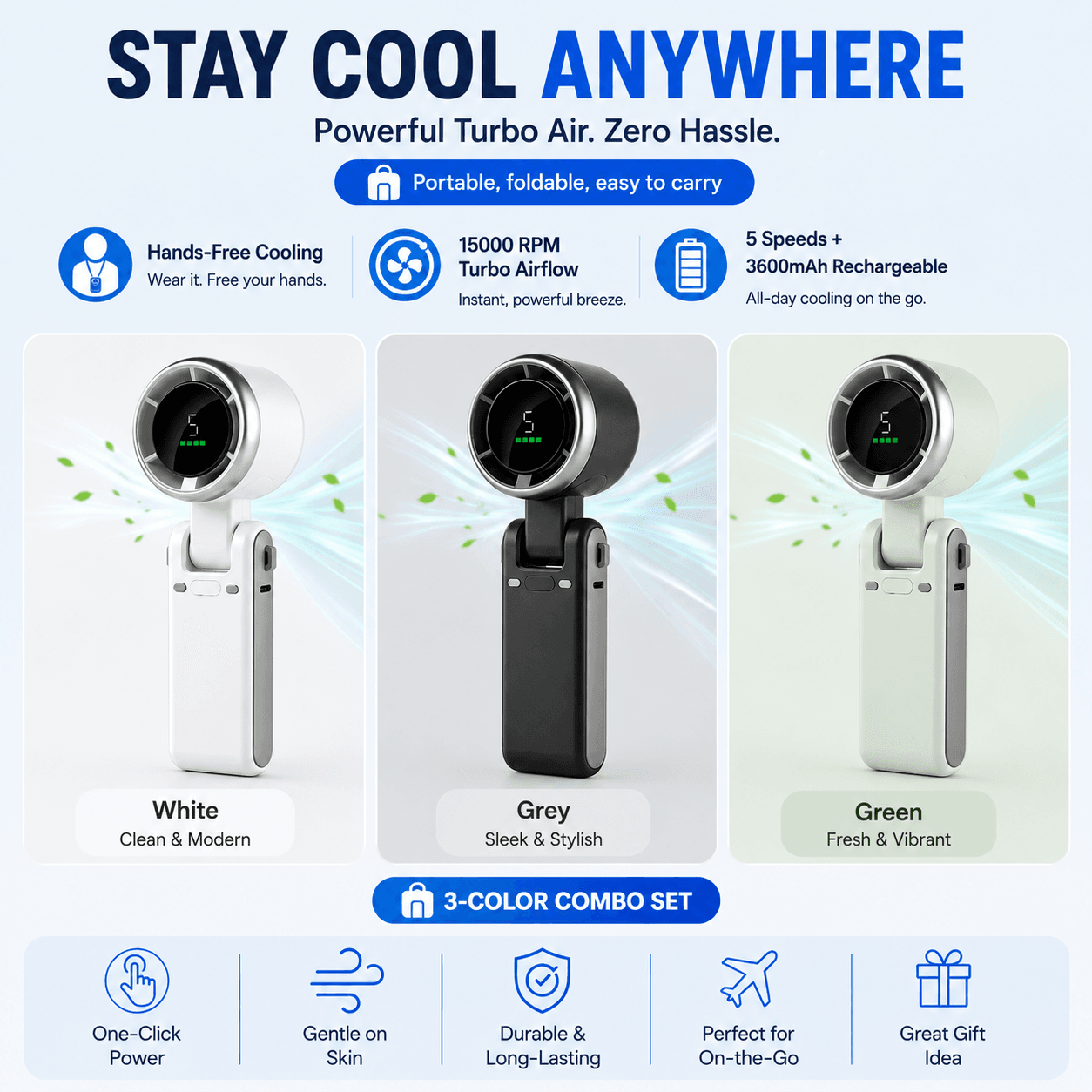 Smart Digital Display Fan