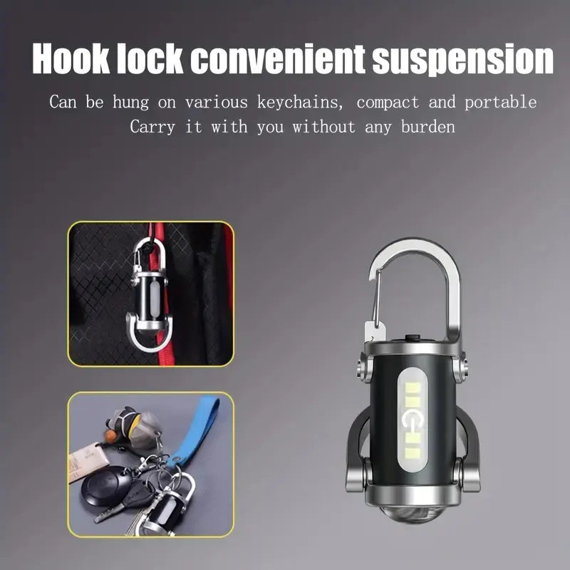 Rechargeable Mini Keychain Flashlight🌟Super Bright