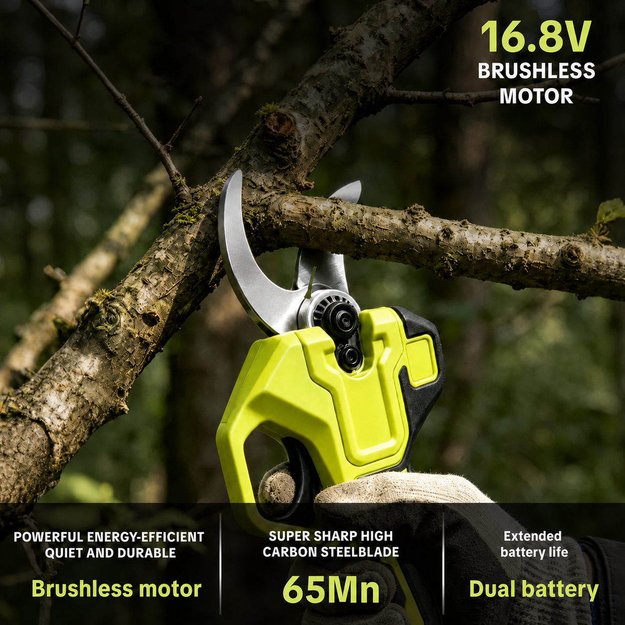 πΏ Cordless Electric Pruning Shears βοΈ β Powerful 1.25" Cutting Capacity for Effortless Trimming π
