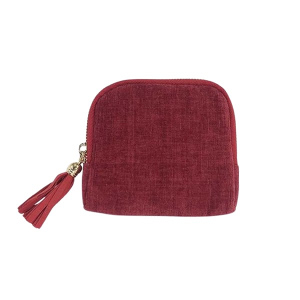 Estuche de joyería con cremallera Estuche de viaje para joyas Organizador portátil