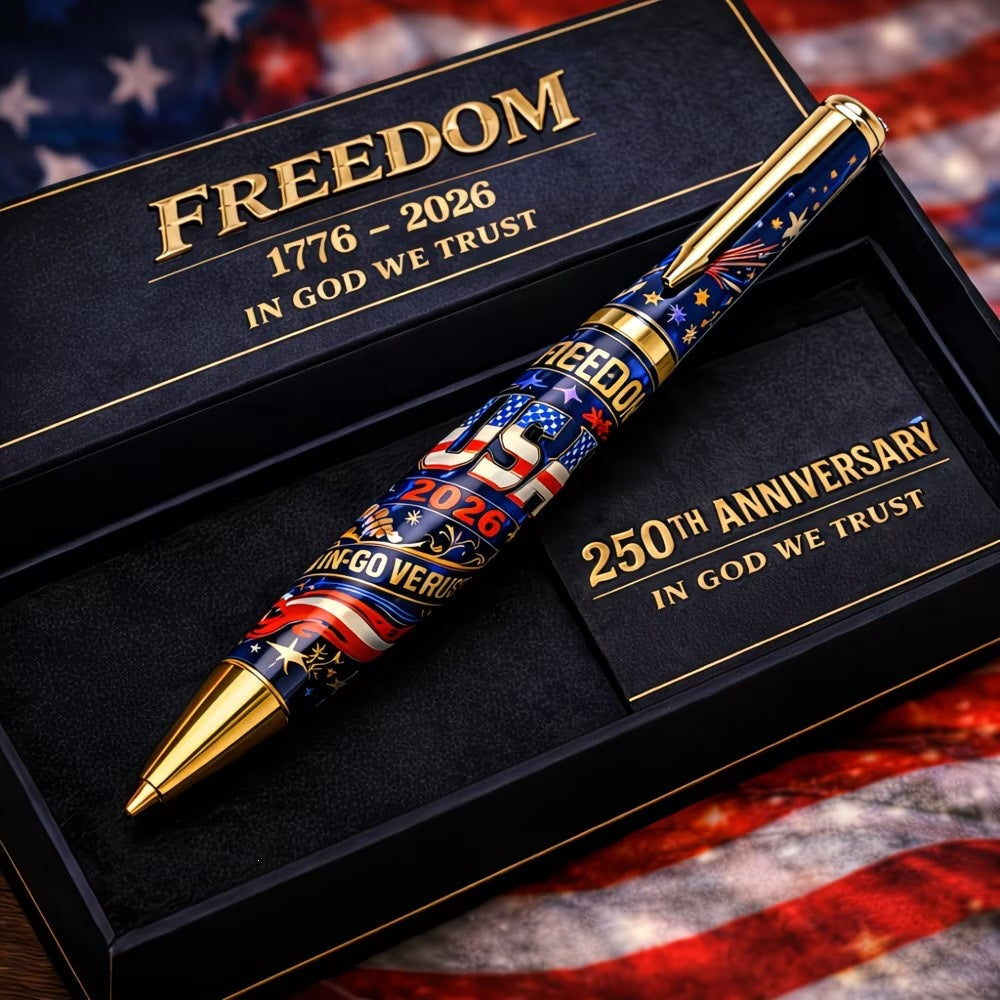 🎁USA 250th Anniversary Notebook & Pen Set, 1776-2026 Patriotic Gift