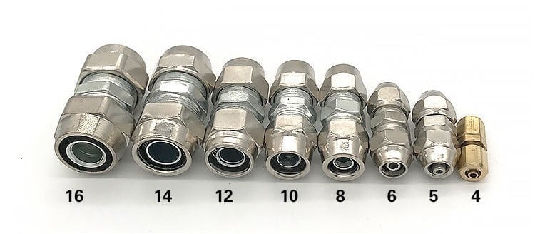 🔥 Conectores de líneas de aire para camiones de servicio pesado 🚛 | Conectores neumáticos de inserción para tuberías de alta temperatura (4-16mm)