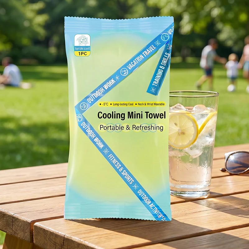 🧊BUY MORE SAVE MORE💦 Instant cooling towel – portable, breathable, perfect for workouts & travel!