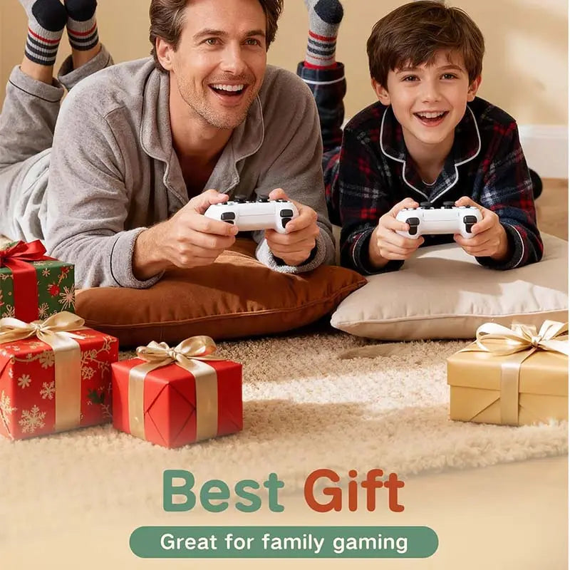 The 2026 Retro Game Console supports 4K HDMI classic video games, has 23 built-in emulators, and boasts over 40,000 games. It's a plug-and-play console equipped with an upgraded dual controller.