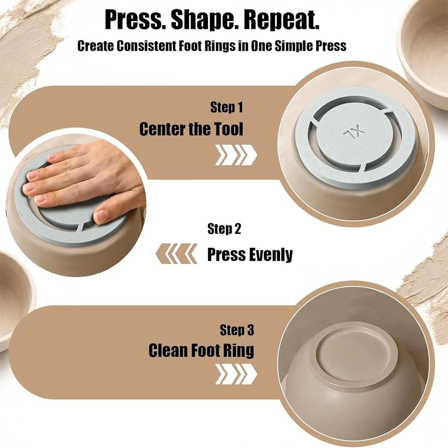 ð¥Pottery Foot Ring Tool