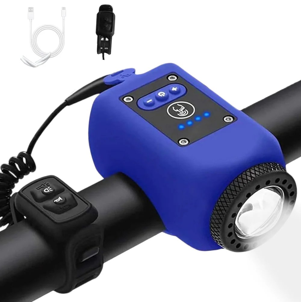 2-in-1 bicycle light and horn