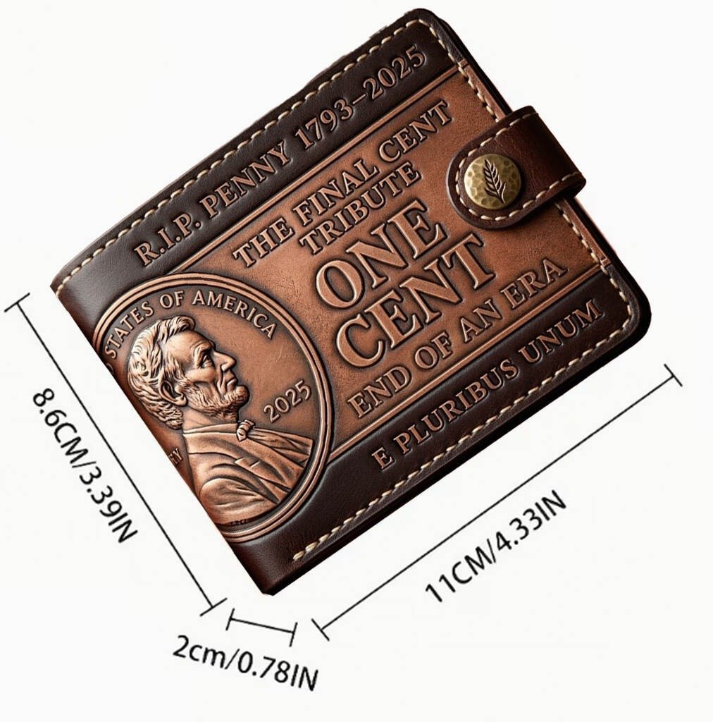 š„HOT SALEš„THE FINAL CENT Leather Wallet