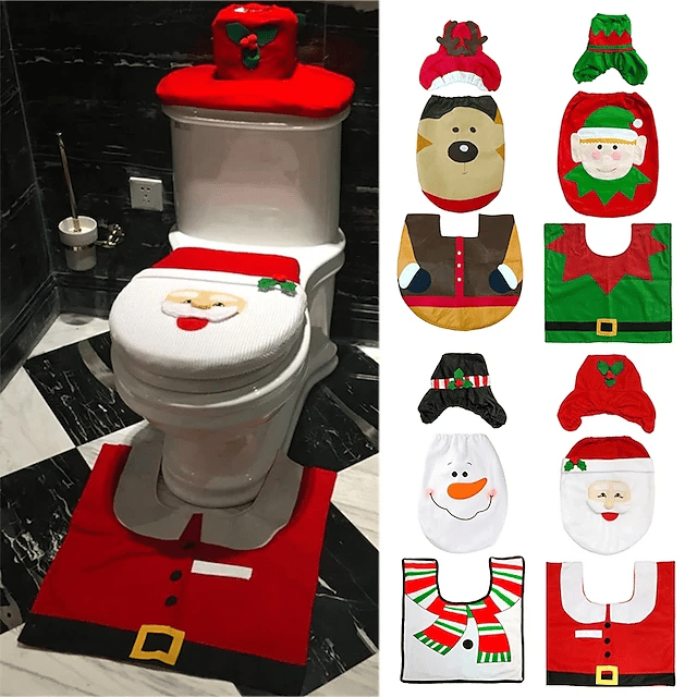 π Santa Toilet Cover