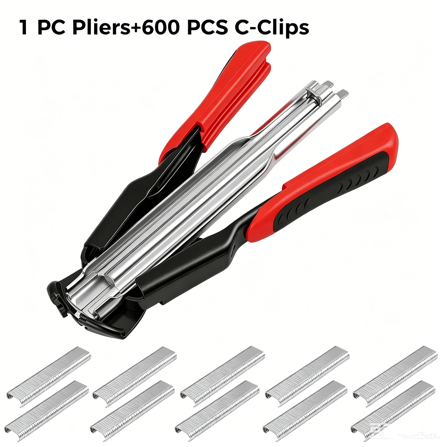 Hog Ring Pliers Kit –Heavy Duty Fence & Cage Fastening Tool