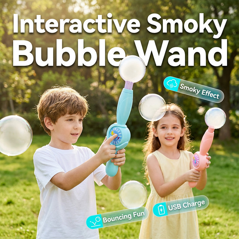💯Super Offer💯 New 2026 Smoke Bubble Machine, Automatic Electric Rechargeable Smoke Bubble Machine, Magic Smoke Bubble Generator, 🫧🫧 Colorful Lights and Music, Smoke Bubble Game for Parties, Beaches, Summer