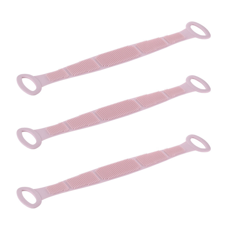 π Boost bathing happiness! Skin becomes smooth and glowing! Dual-Sided Silicone Back Scrubber