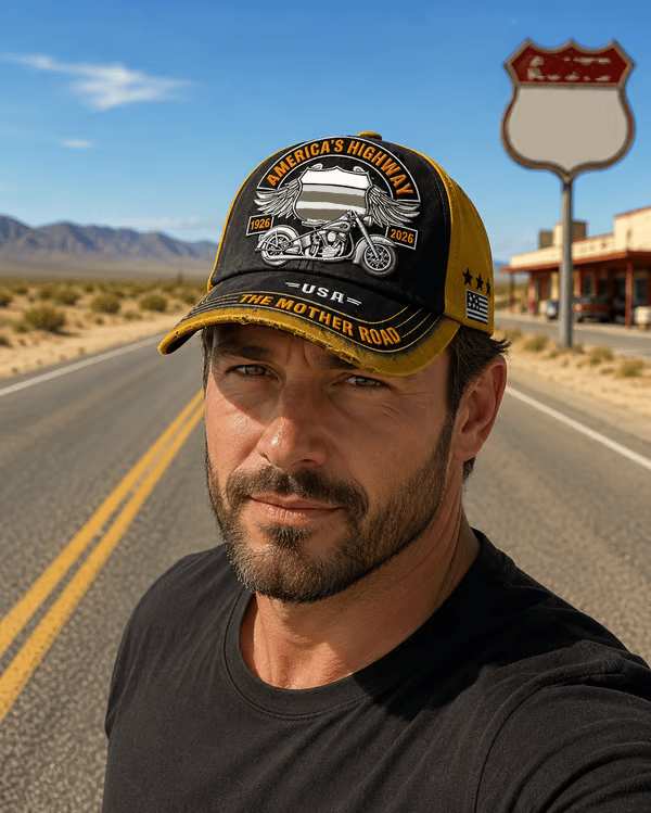 🏍️Retro US 100th Anniversary Art Printed Casual Baseball Cap