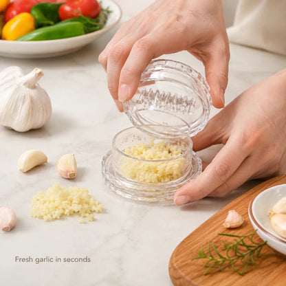 🔥Buy 1 get 1 free for a limited time .Clear Manual Garlic Twister and Ginger Mincer Tool