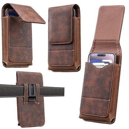 ⚡Big Discount | Waist Belt Cell Phone Pouch 📱 Multi-Pocket Leather  Card Holder