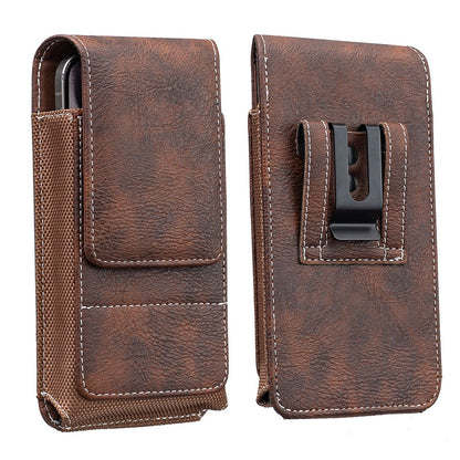 📢📢49% OFF !! ⏰⚡Big Discount | Waist Belt Cell Phone Pouch 📱 Multi-Pocket Leather Holster with Card Holder