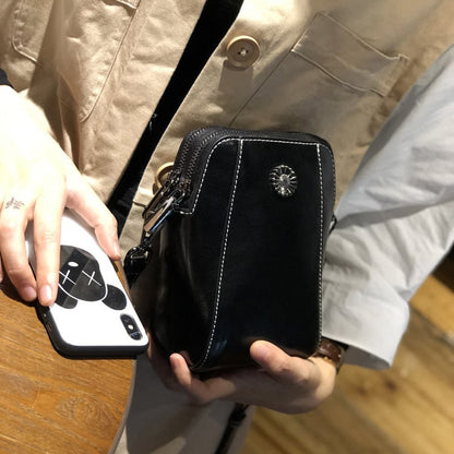 📢📢50% OFF !! 🔥 Women's soft leather mobile phone bag messenger bag