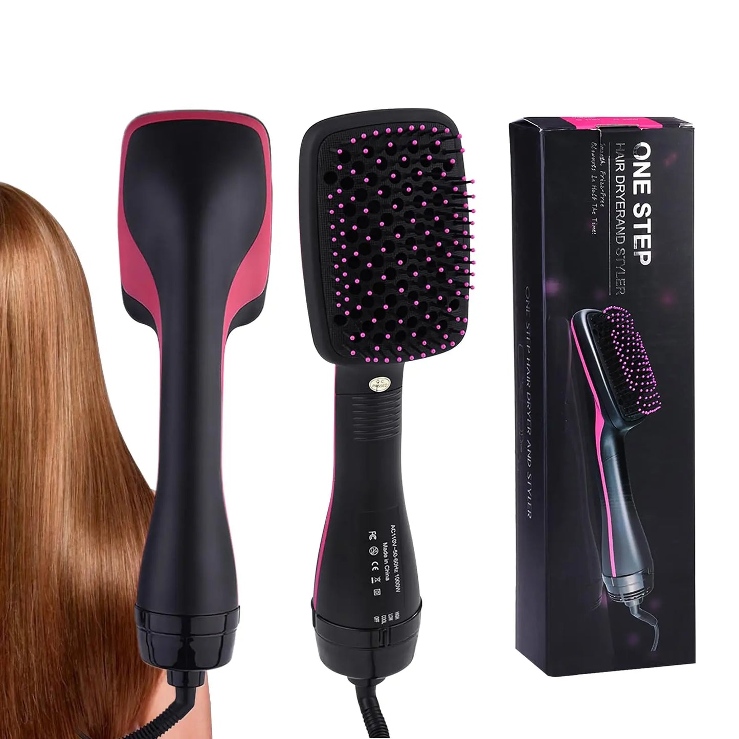 🔥Limited Time-49% OFF🔥2 in 1 Comfort Comb Design Multifunctional Hair Dryer, Fast Drying Hair Styling Tool, Hairdressing Comb Hot Air Brush, Makeup Products, Hair Straightener Comb