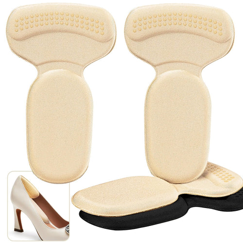 Plantillas Antideslizantes para Talón, Almohadillas Suaves Protectoras de Talón para Zapatos de Hombre y Mujer
