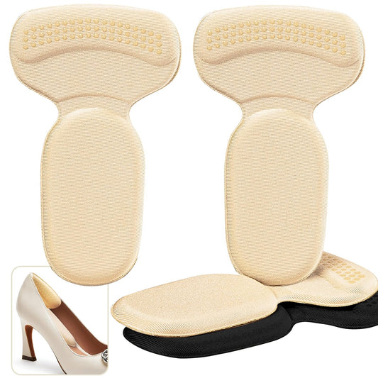 Plantillas Antideslizantes para Talón, Almohadillas Suaves Protectoras de Talón para Zapatos de Hombre y Mujer
