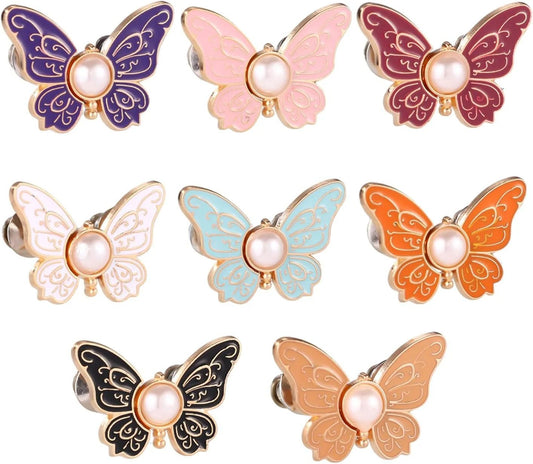 🔥8-Piece Set of Nailless Butterfly Waist Belt Buckles