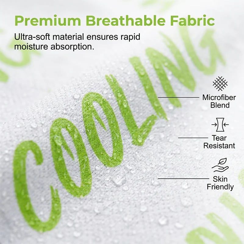 🧊BUY MORE SAVE MORE💦 Instant cooling towel – portable, breathable, perfect for workouts & travel!