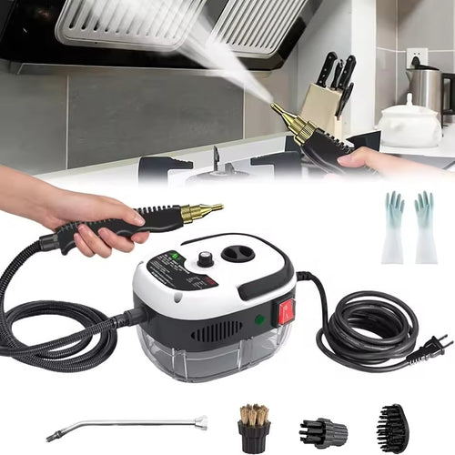 2500W High Temperature Pressure Steam Cleaner for Home Kitchen Portable Handheld Cleaning Machine for Car Auto