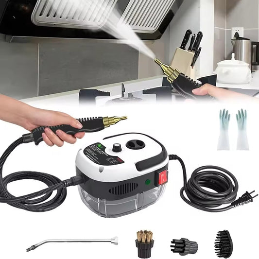 2500W High Temperature Pressure Steam Cleaner for Home Kitchen Portable Handheld Cleaning Machine for Car Auto