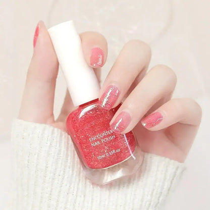 📢📢49% OFF !! ⏰🔥 ENCOUNTER Water-Based Nail Polish – Safe, Breathable & Easy to Remove