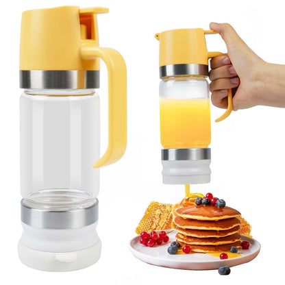 💥SALE 50% OFF🍯✨9oz No-Drip Glass Honey & Syrup Dispenser