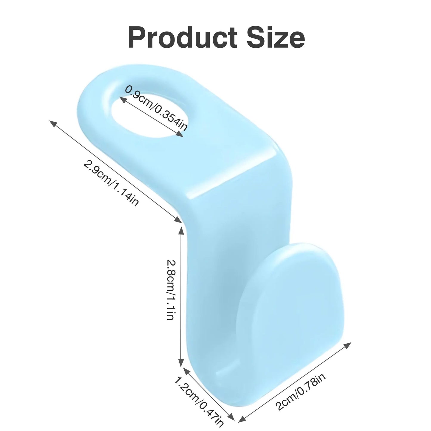 Space Saving Hangers Connector Hooks 20 Counts, High Load-bearing Clothes Hanger Connector Hooks, Hooks for Hangers