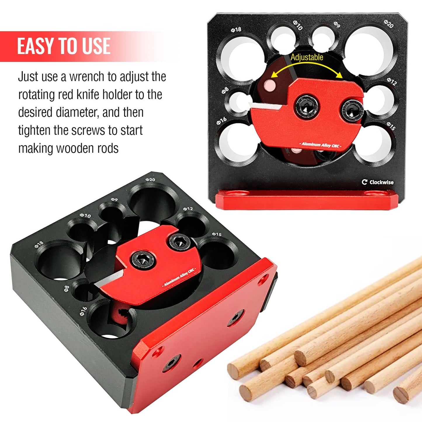 🔥Adjustable Electric Drill Dowel Cutter