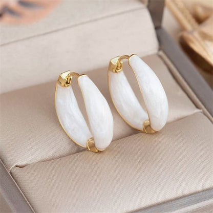 💖Mother's Day Promotion 49% Off -🎁Elegant And Fashionable Hoop Earrings🔥