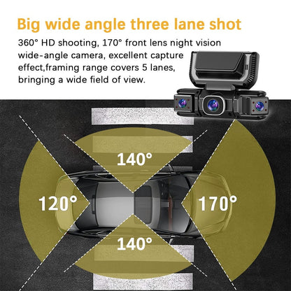 🔥360° Car Dash Cam