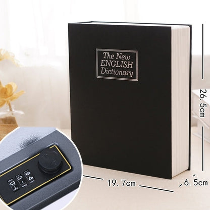 🔥2026 NEW ARRIVAL🔥Simulated Book Safe, Combination Book-style Cash Lock Box, Secret Hidden Storage Box