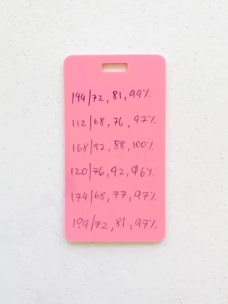 🩺Erasable Badge Note | Dual-Side Writable, Fade-Proof & No Blur (🖊Write. Wipe. Repeat.) 🎁Free Badge Clip Included📋