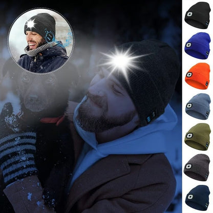 🔥Bluetooth Beanie with LED Light & Removable Speakers