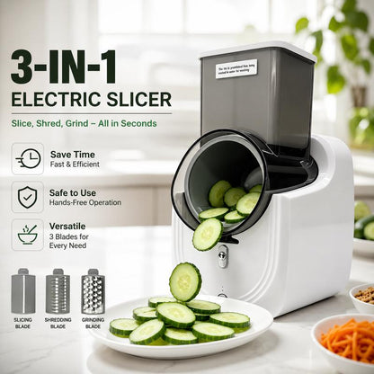 3-in-1 Electric Vegetable Slicer