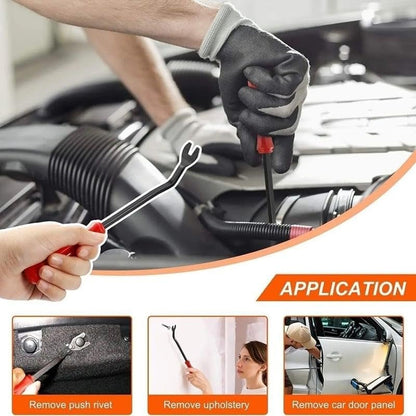 HE26 100pcs Universal Expansion Screw Clips Set for Automobiles Mudguard Leaf Plates Door Panel Clips C05 C20 C32 B01 D02 A16 Car Accessories