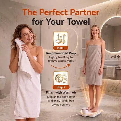 Full Body Dryer - Waterproof Bathroom Appliance, Warm & Cool Air, Express Dry After Shower