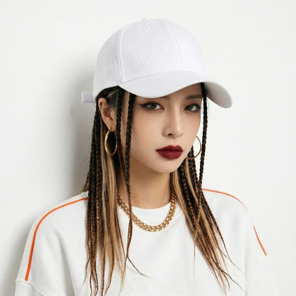 Braided Wig Baseball Cap – Snapback Hat with Attached Dreadlock Braids
