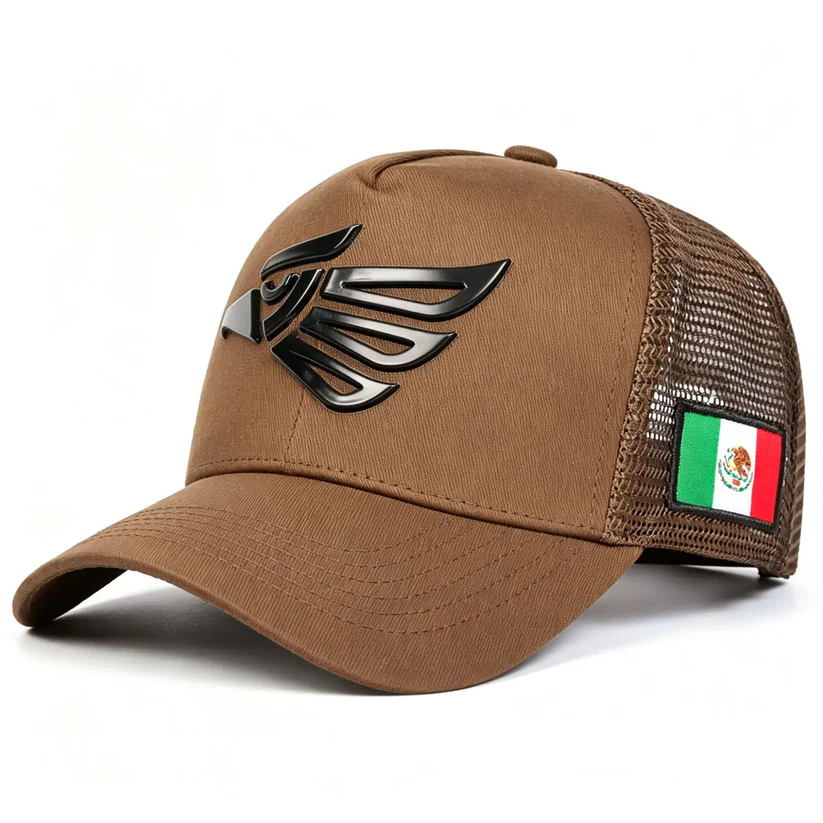 🦅 Mexican Eagle Label Trucker Hat