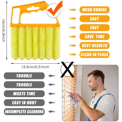 Venetian blind cleaning brush