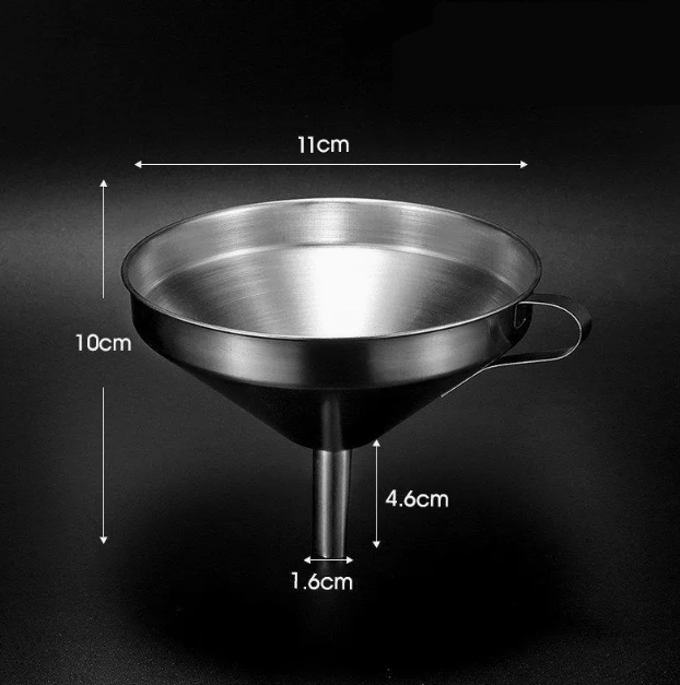 304 Stainless Steel Multi Size Kitchen Funnel Set with Filter