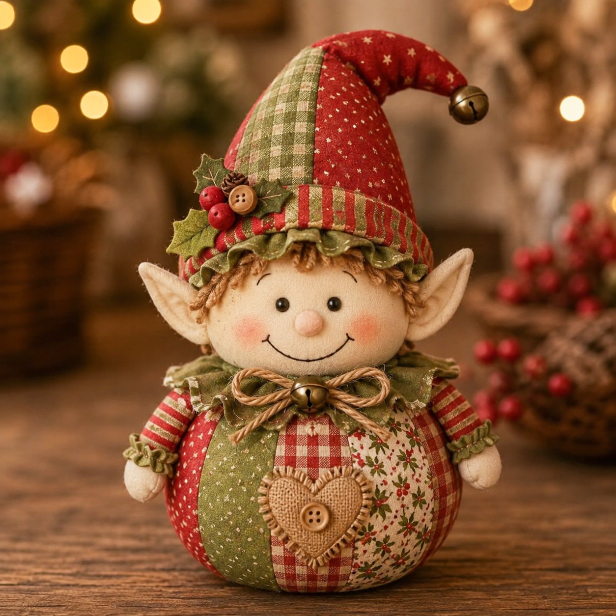 🔥 50% OFF - 🎄 Patchwork Fabric Doll DIY Kit