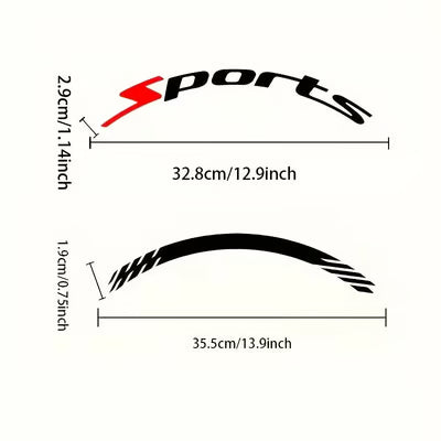 Limited Time Buy 1 Get 1 Free & 4Pcs 3D Car Tire Stickers – Waterproof Universal Wheel Decals | Motorcycle Auto Exterior Accessories