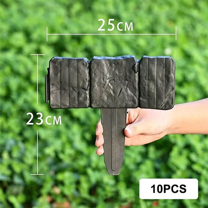 🪻High-quality, durable simulated stone garden fence🪻