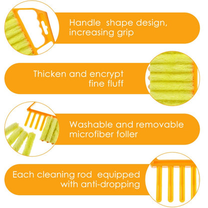 Venetian blind cleaning brush
