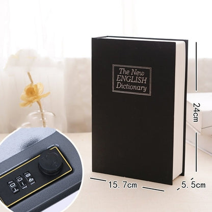 🔥2026 NEW ARRIVAL🔥Simulated Book Safe, Combination Book-style Cash Lock Box, Secret Hidden Storage Box